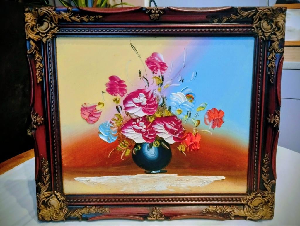 Toile 37 X 32 cm, Hobby & Loisirs créatifs, Peinture, Enlèvement, Toile
