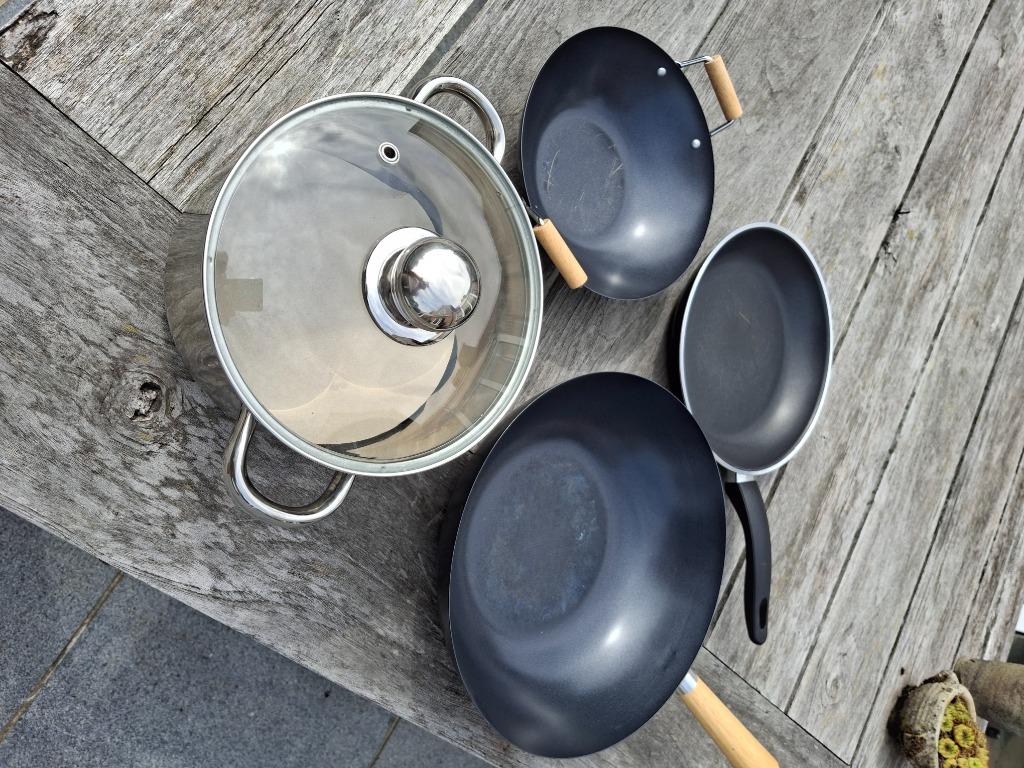 Poêles de cuisson, Enlèvement, Comme neuf, Inox, Casserole ou Cocotte-minute
