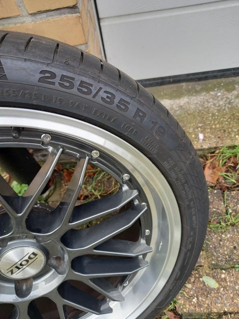 Auto velgen 4 (Dotz Revo) 19", Auto-onderdelen, Banden en Velgen, Gebruikt, 255 mm, Velg(en), Personenwagen