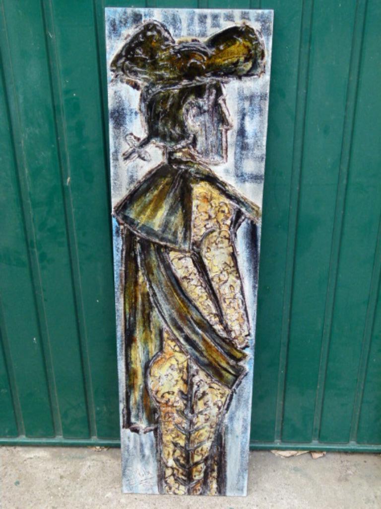 Mid-century keramisch werk navolging Matador Bernard Buffet, Enlèvement ou Envoi, Maison et Meubles