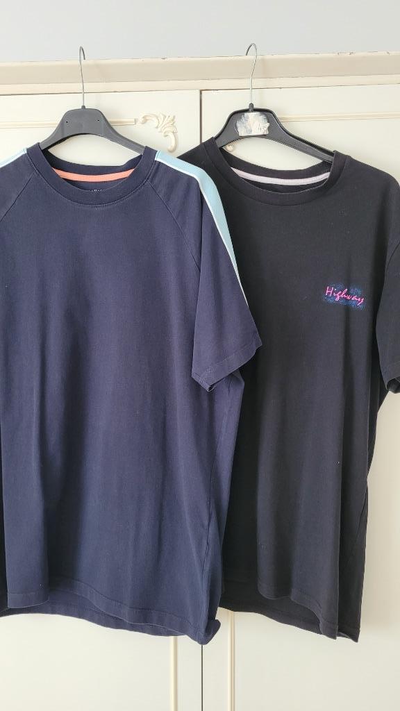 lot de 2 T shirts homme taille M   CELIO, Enlèvement ou Envoi, Porté, Taille 48/50 (M), Bleu