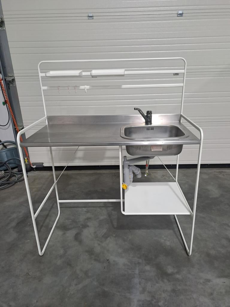 Sunnestra ikea  kitchenette  noodkeuken, Ophalen, Staal of Inox, Overige kleuren, Overige typen