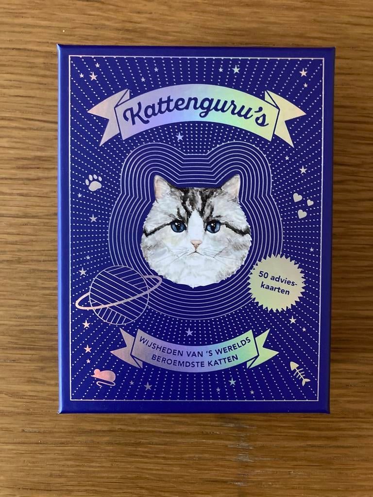 Katten guru’s kaartspel tarot speelkaarten, Verzamelen, Ophalen of Verzenden, Zo goed als nieuw, Speelkaart(en)
