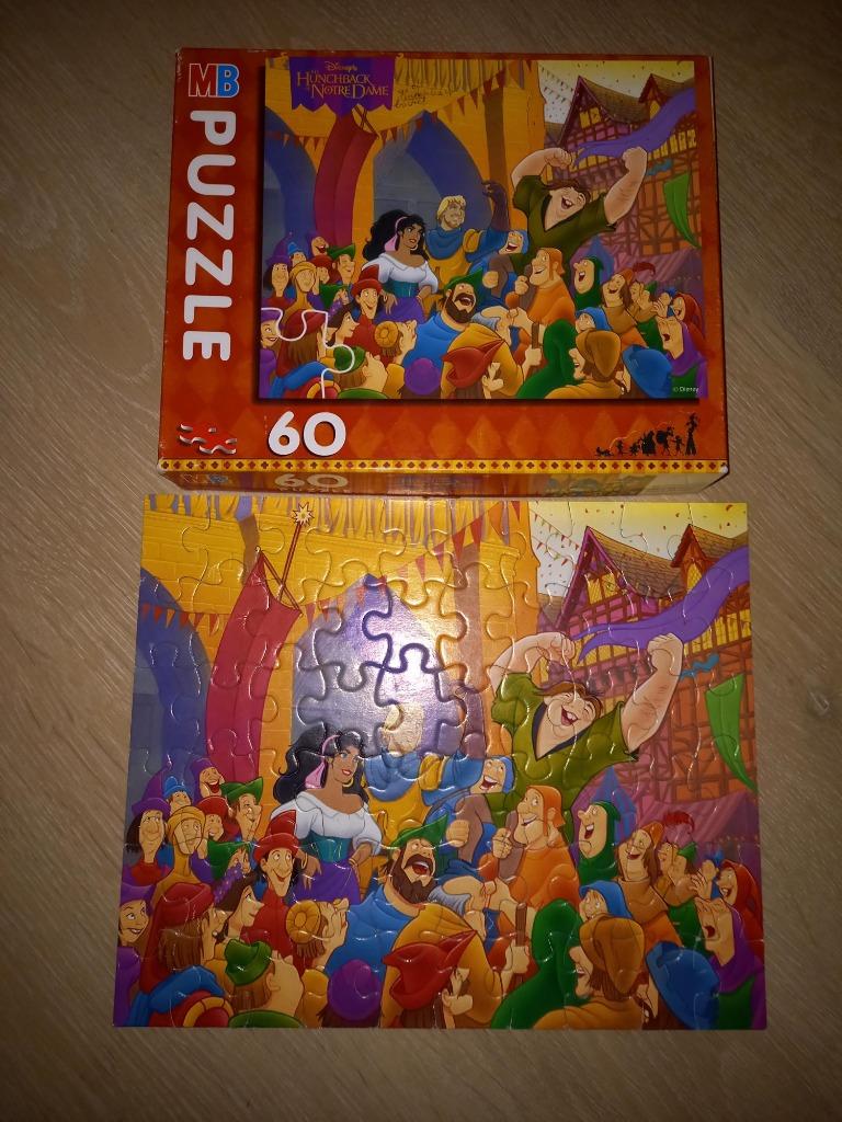 Puzzel klokkenluider van Notre Dame 60 st, Ophalen, Meer dan 50 stukjes, Gebruikt, 6 jaar of ouder