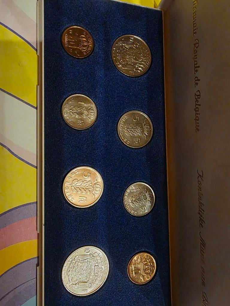Set van belgische munt 1977, Postzegels en Munten, Munten | België, Setje, Overig, Zilver, Ophalen