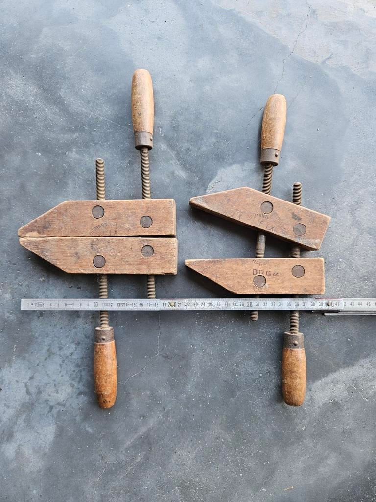 Houten serganten voor wigvormig klemmen - parallelklemmen, Doe-het-zelf en Bouw, Gereedschap | Handgereedschap, Ophalen