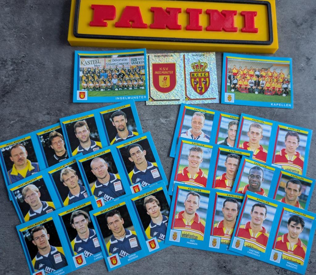 15 AUTOCOLLANTS PANINI FOOTBALL 2000 INGELMUNSTER/CHAPELS, Envoi, Neuf