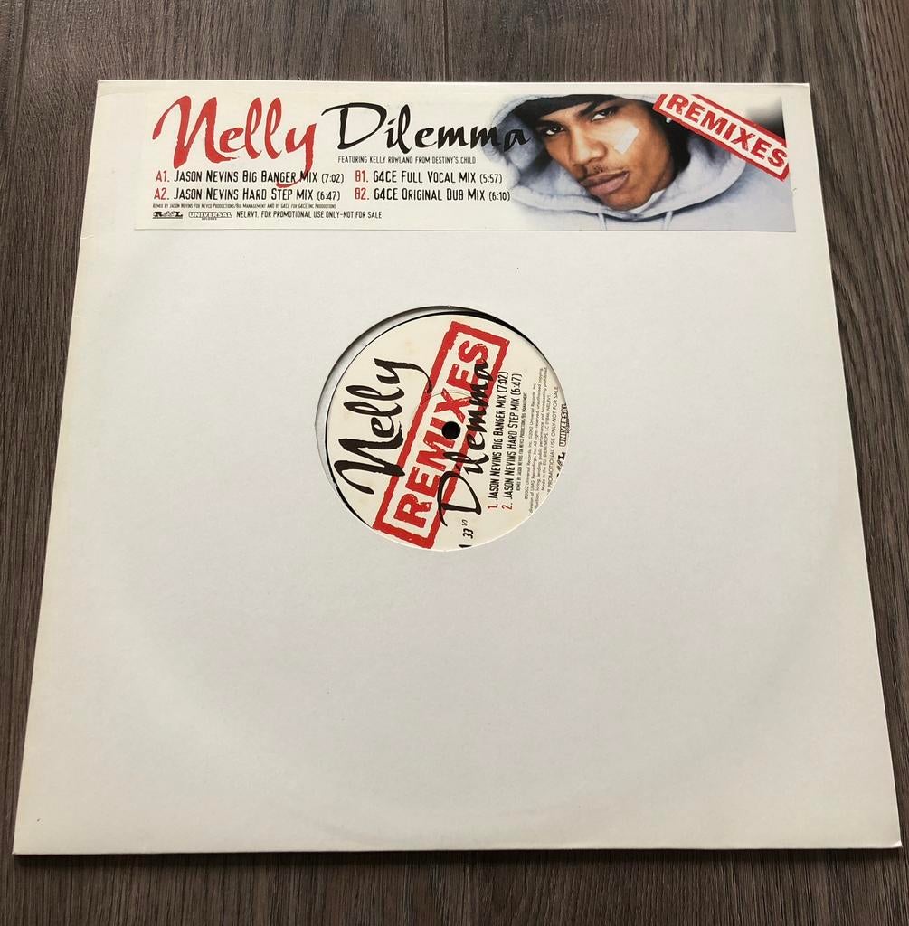 Nelly ft Kelly Rowland - Dilemma (remixes maxi vinyl), Ophalen of Verzenden, Zo goed als nieuw, 12 inch