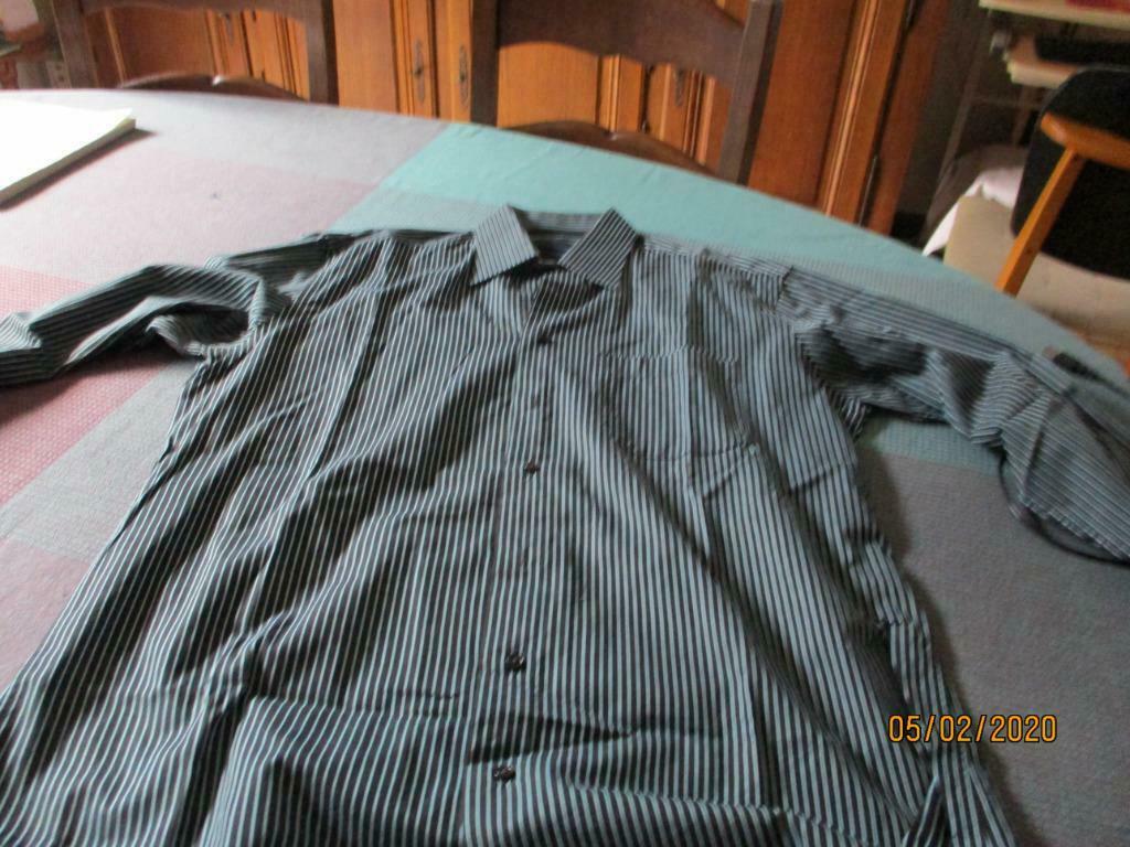CHEMISE HOMME LEDUB. ENCOLURE 39., Vêtements | Hommes, Enlèvement ou Envoi, Comme neuf, Bleu, Tour de cou 39/40 (M)