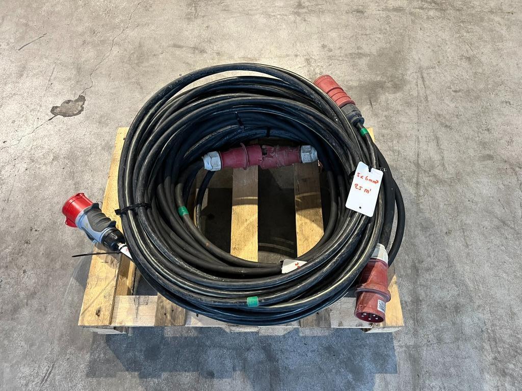 Verlengkabel/verlengkabels 380V/400V diverse voorradig, Ophalen, Gebruikt, Kabel of Snoer
