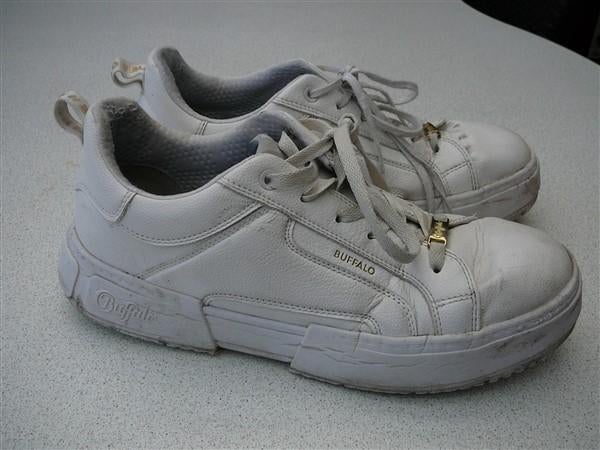 Lederen sportschoenen Buffalo's 40, Ophalen of Verzenden, Gedragen, Buffalo's, Wit