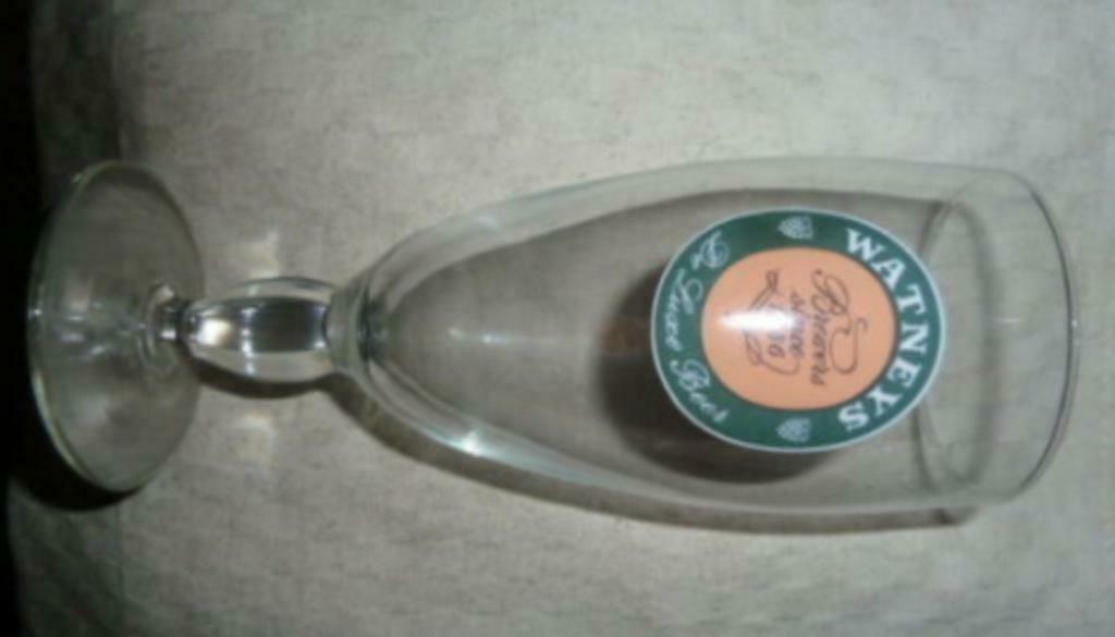 #L bier glas WATNEYS De Luxe Beer ~ Brewers Since 1636, Ophalen of Verzenden, Nieuw, Bierglas