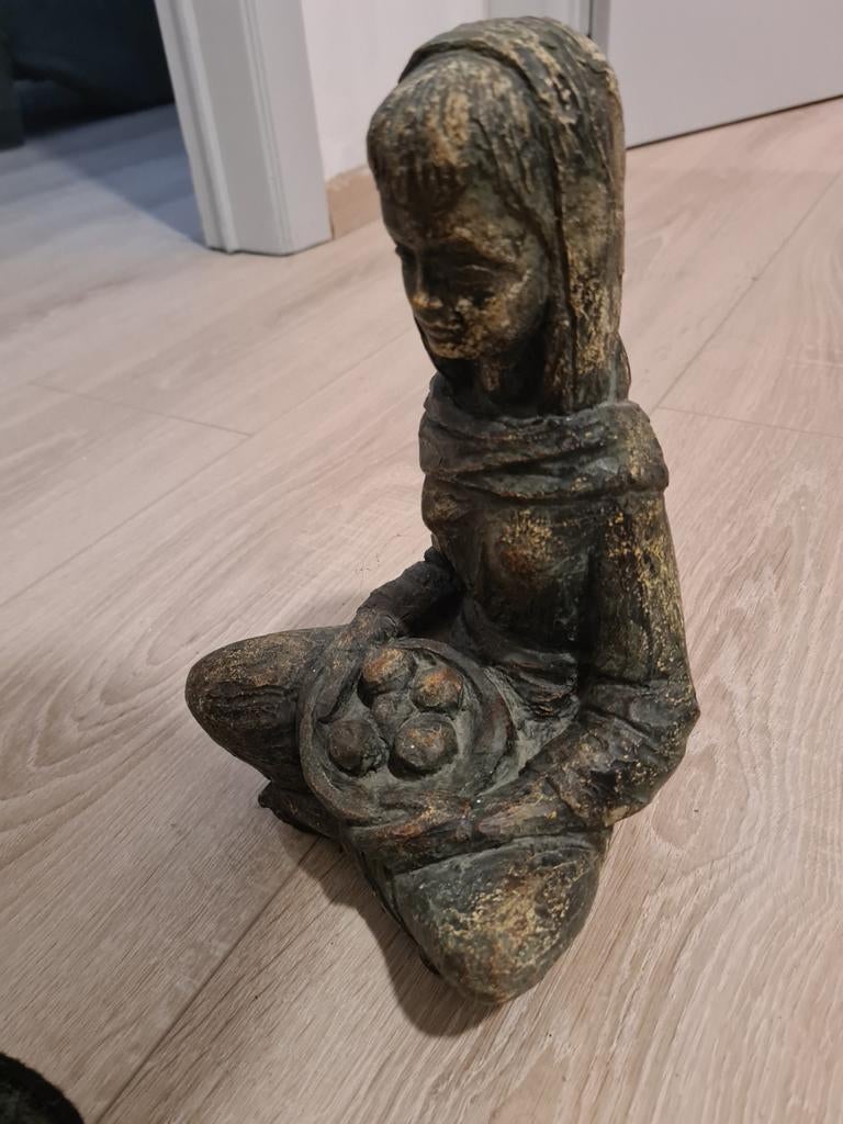 Beeldje (Boeddha?) in steen, Ophalen of Verzenden