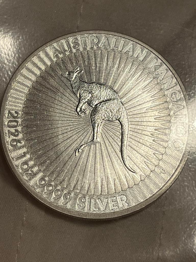 2 Pieces Argent pur 62,2 grammes Kangourou+ Krugerrand 2016!, Enlèvement ou Envoi, Argent