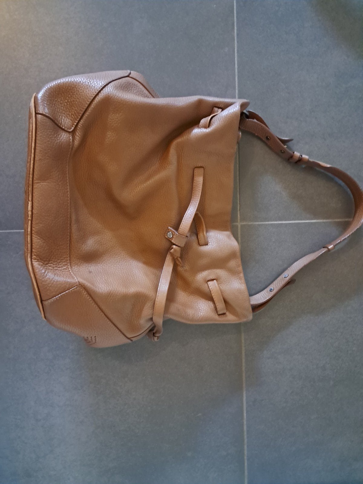 handtas nathan, Ophalen of Verzenden, Zo goed als nieuw, Bruin, Handtas