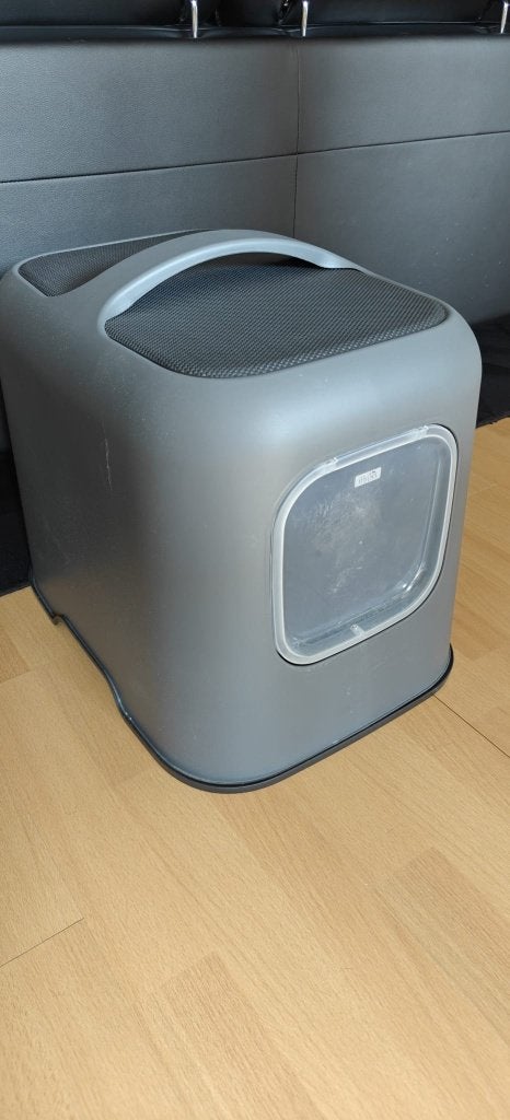 Rotho MyPet Biala kattenbak antraciet - 2x gebruikt, Ophalen, Gebruikt, Gesloten