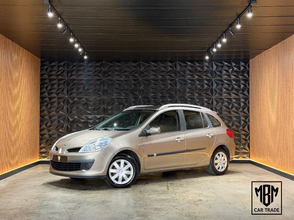 ✅ Renault Clio 1.5 dCi GARANTIE Airco Trekhaak Isofix 1.Eig, Voorwielaandrijving, 1280 kg, 4 cilinders, Beige