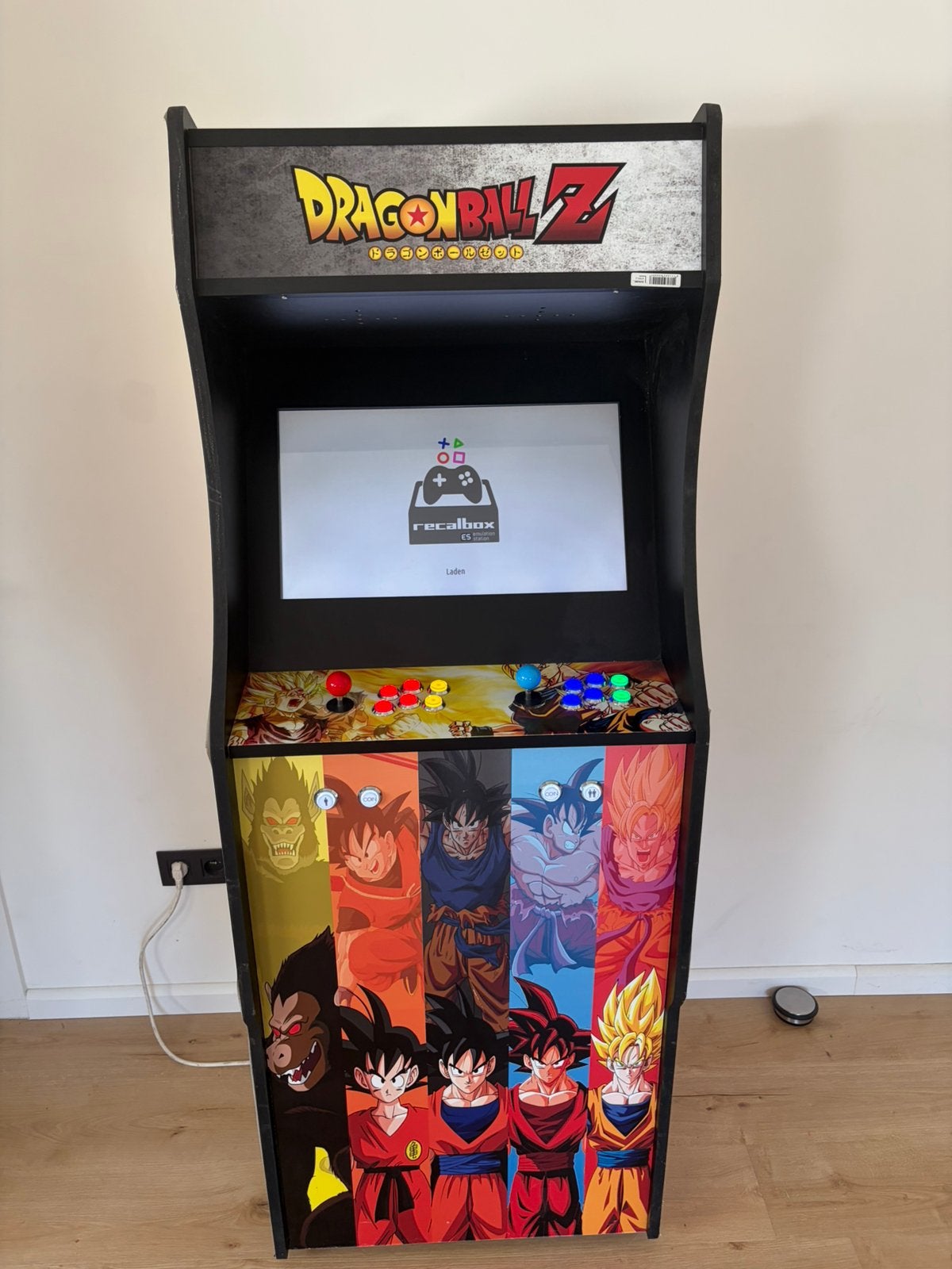 Arcadekast dragonballz met alle spelen, Ophalen, Zo goed als nieuw