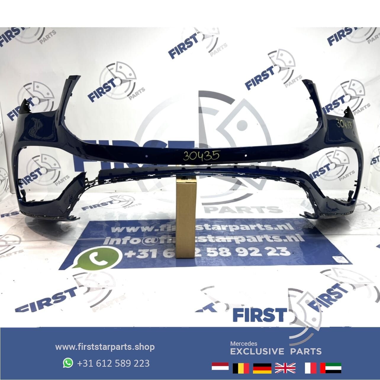 W167 V167 C167 GLE 53 AMG VOORBUMPER BLAUW origineel Mercede, Gebruikt, -, Voor, Ophalen of Verzenden