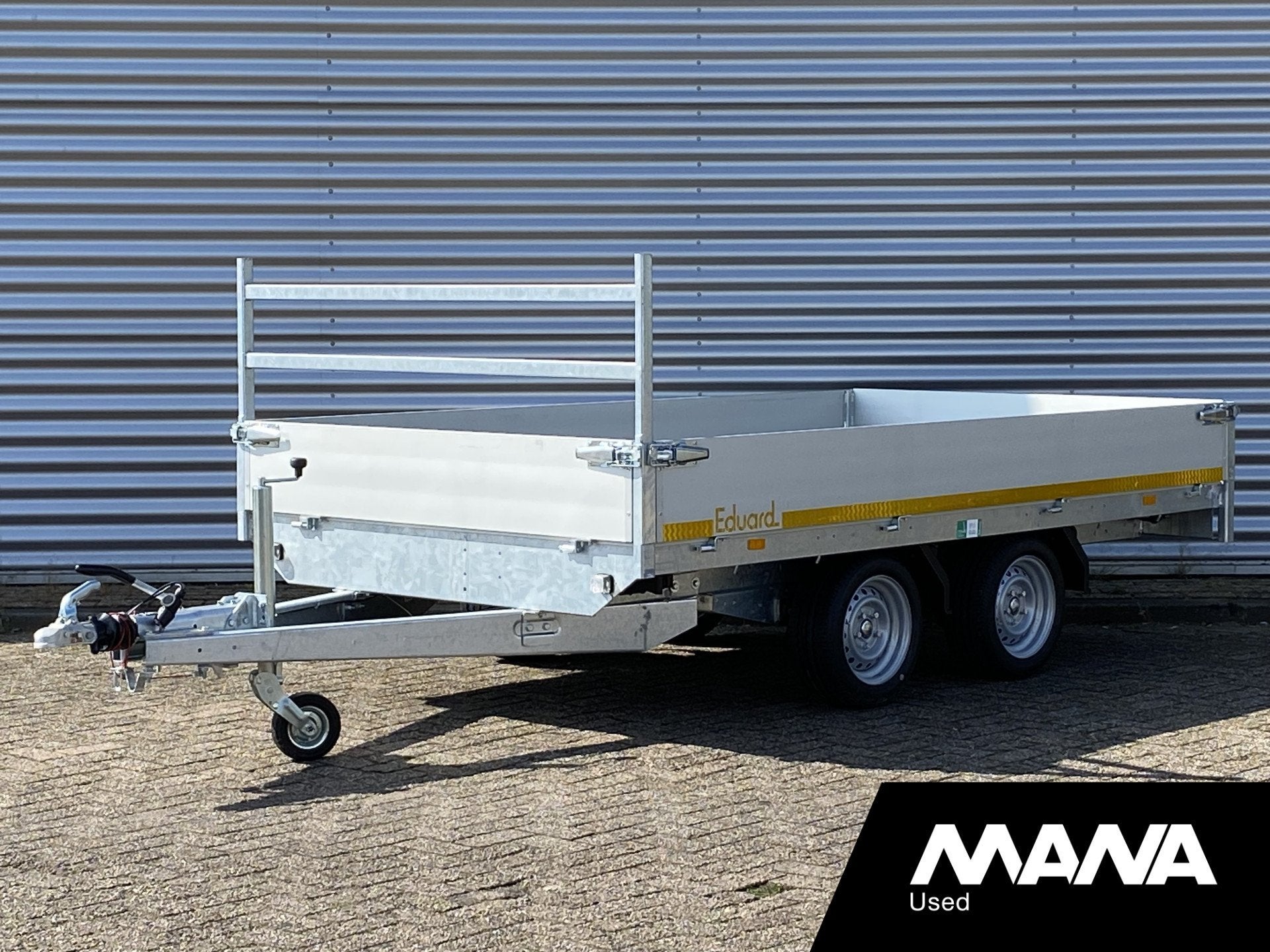 EDUARD K4 3318 Plateau 2as 2700kg Geremd 330X180 (bj 2024), Auto diversen, MANA Bedrijfswagens, Gebruikt, Used@mana-bedrijfswagens.nl