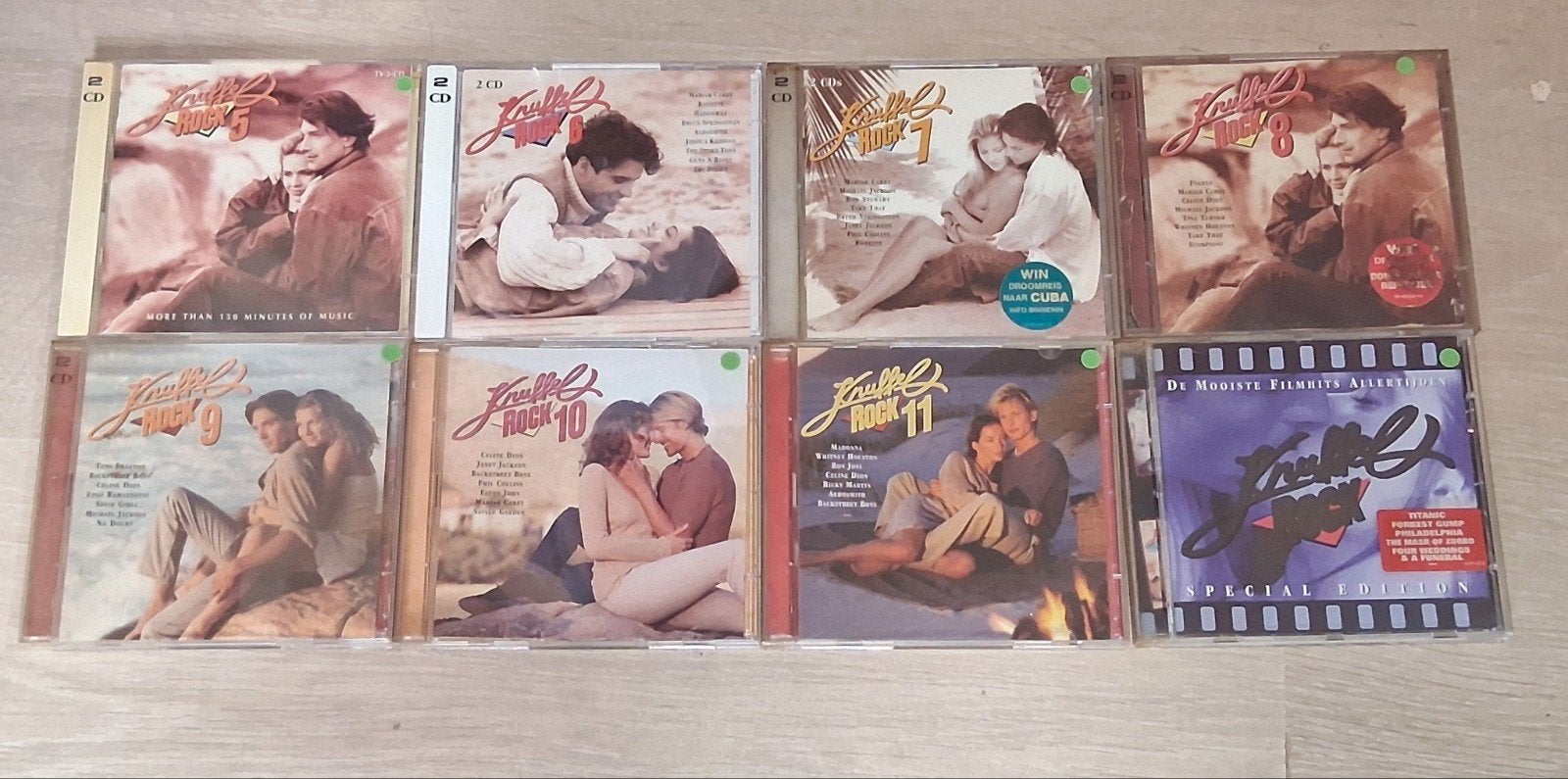 8 cd's uit de Knuffelrock reeks (5-11 & filmmuziek), Cd's en Dvd's, Cd's | Verzamelalbums, Ophalen of Verzenden, Gebruikt, Pop