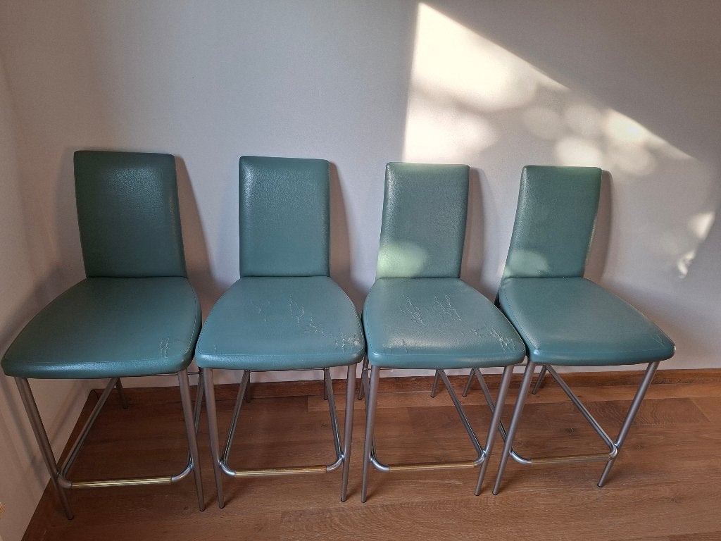 Barstoel, 4 tabourets, Synthétique, Enlèvement, Utilisé