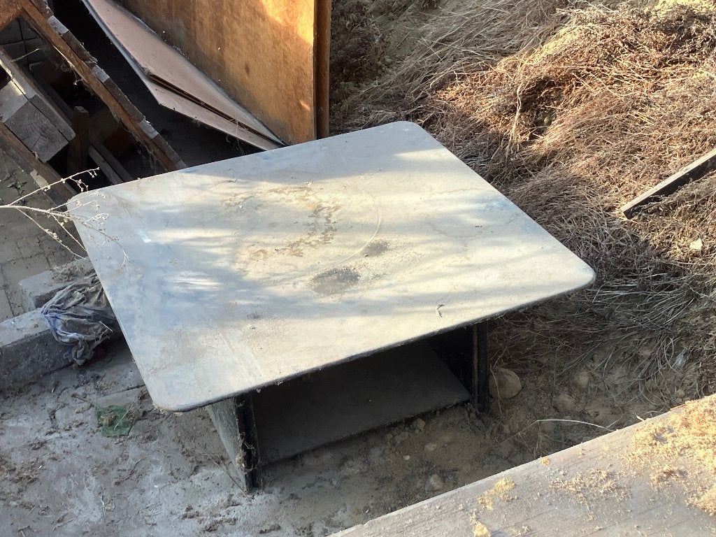 Lederen tafel, Huis en Inrichting, Ophalen
