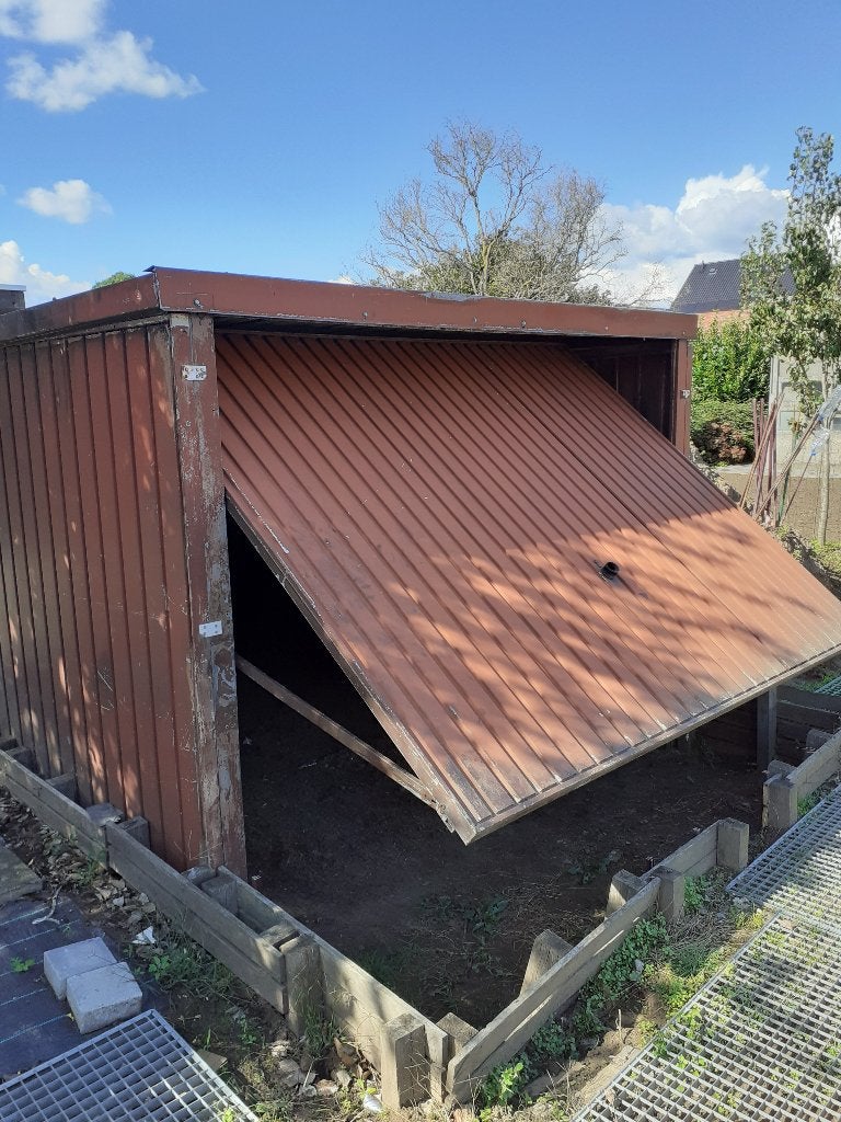 Garagebox met kantelpoort
