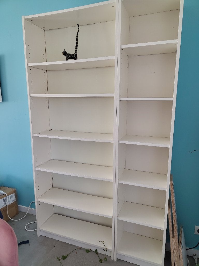 Billy boekenkast 2 delen gratis op te halen, Huis en Inrichting, Kasten | Boekenkasten, Gebruikt, 100 tot 150 cm, 150 tot 200 cm