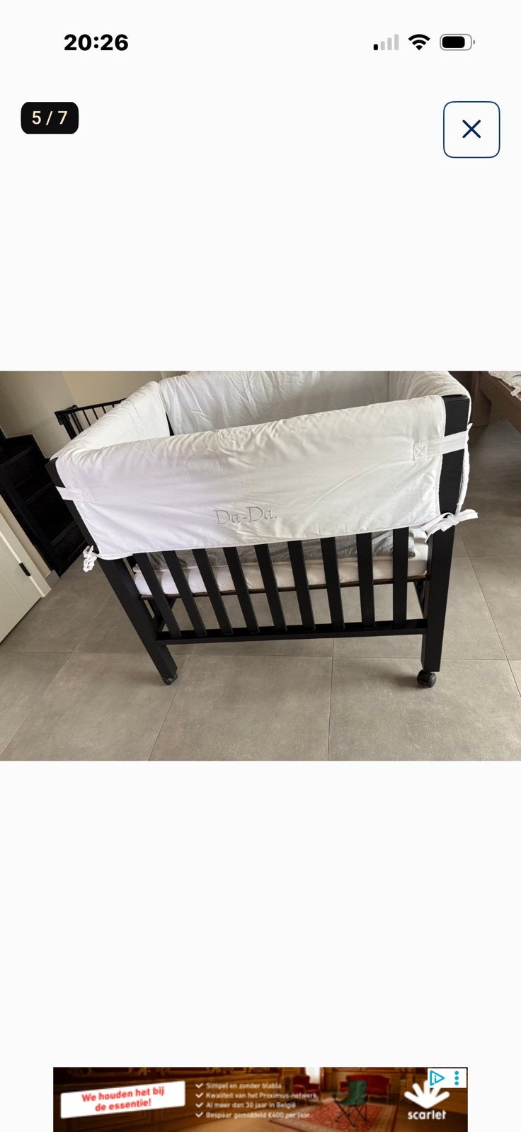 Park met witte bekleding, Kinderen en Baby's, Ophalen, Gebruikt