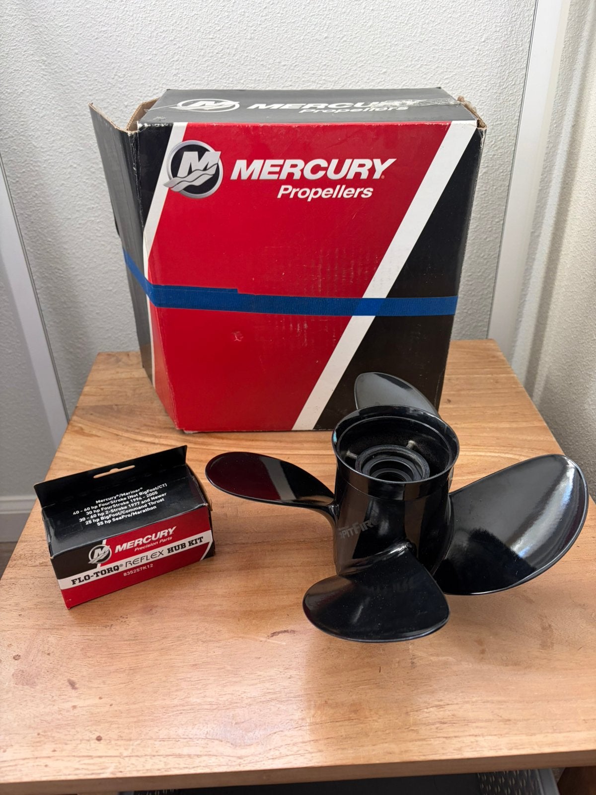 Mercury Spitfire 4 blads schroef. NIEUWSTAAT!!!, Watersport en Boten, Ophalen of Verzenden, Zo goed als nieuw, Motor en Techniek