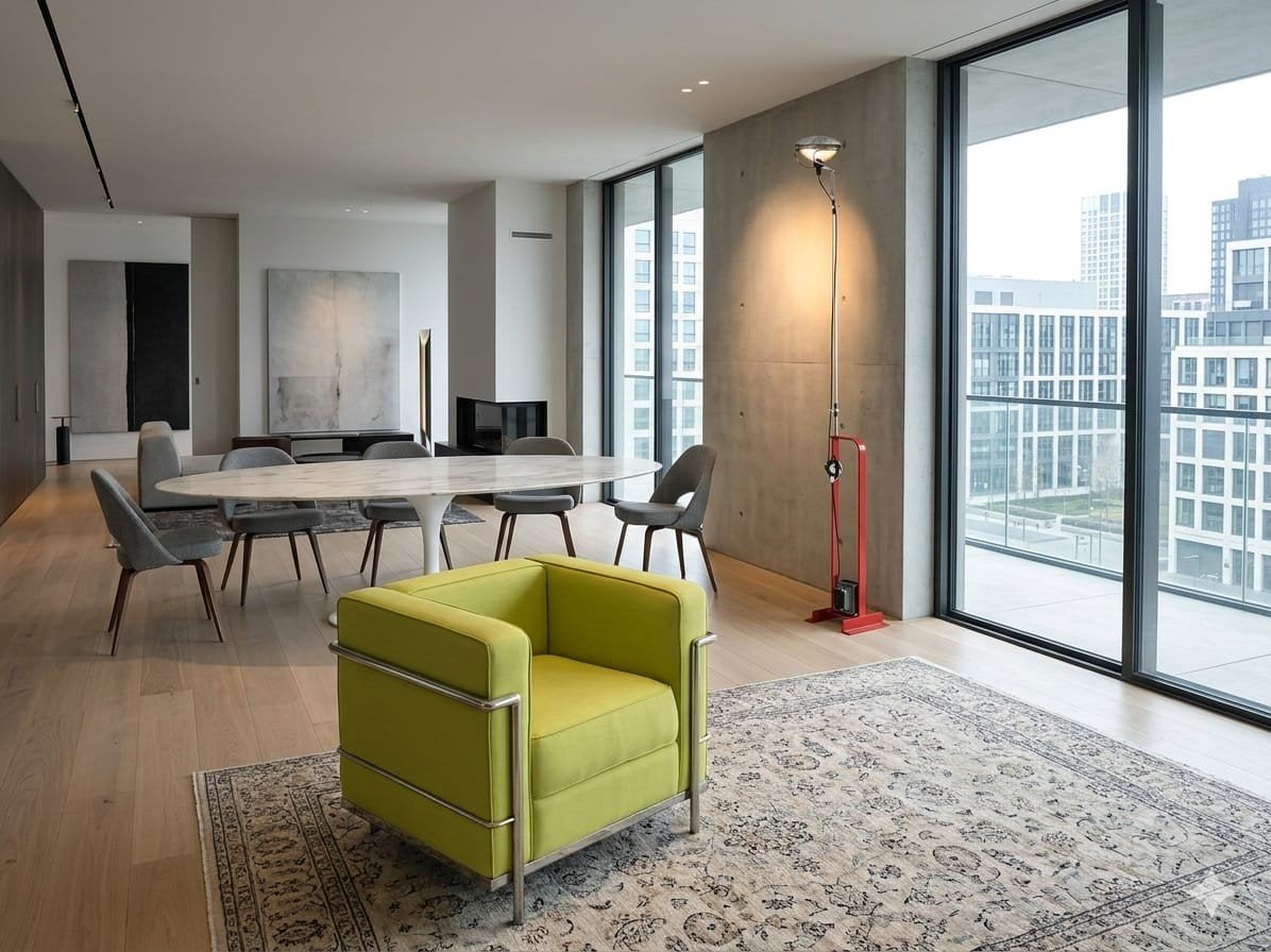 céramique à l'extérieur, tables tulipes, chaises Eero Saarin, Enlèvement ou Envoi
