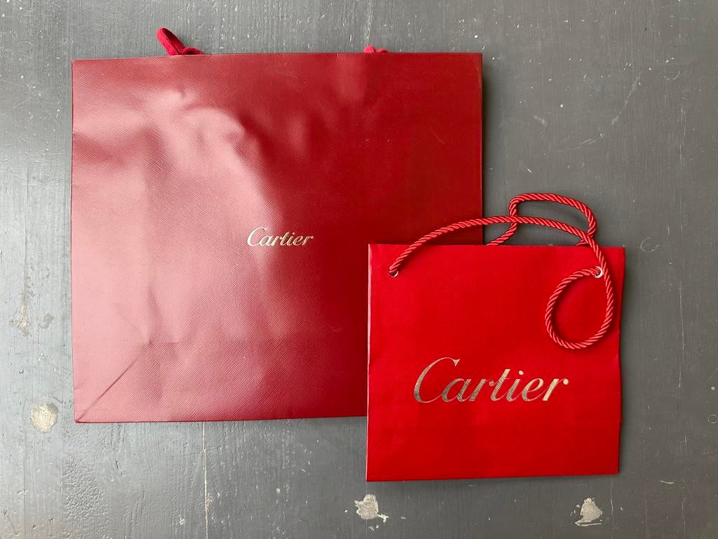 Cartier - 2 sacs en papier de luxe, Enlèvement ou Envoi, Comme neuf