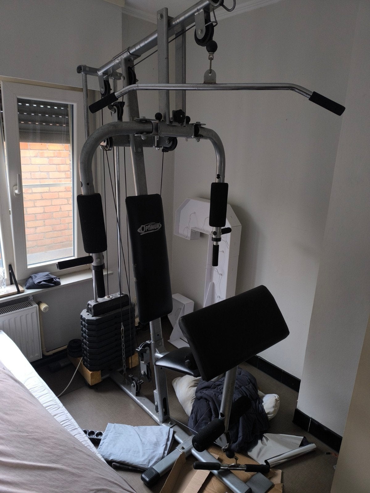 Optimum thuis gym, Enlèvement