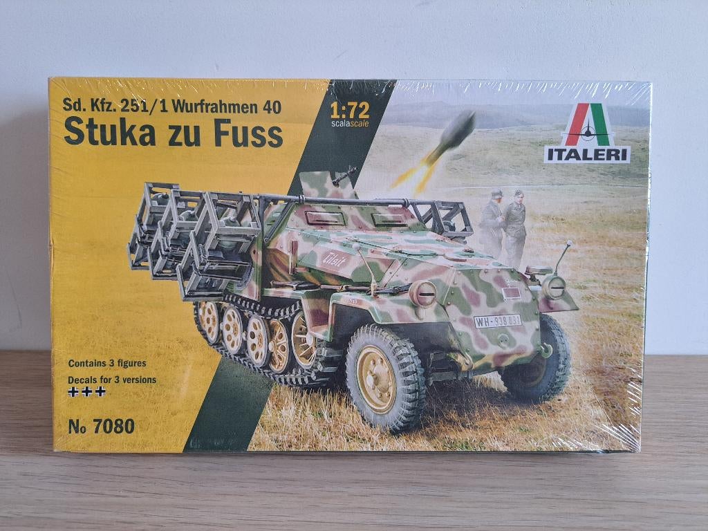 Italeri | 1:72 - Sd.Kfz. 251/1 Wurfrahmen 40 (Sealed), Neuf, 1:50 ou moins, Tank, Italeri