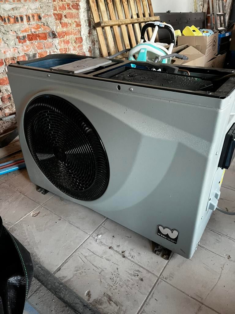 Zwembad warmtepomp W’eau defect / herstelling of onderdelen, Ophalen