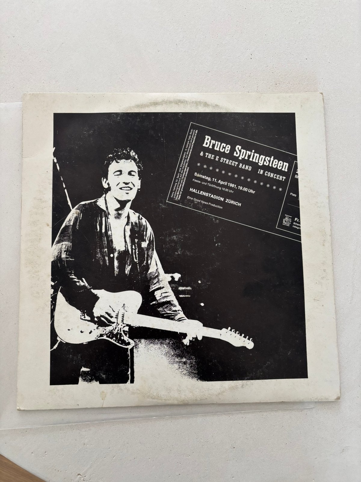 Lp bruce springsteen - in concert zurich bootleg vinyl, Ophalen of Verzenden