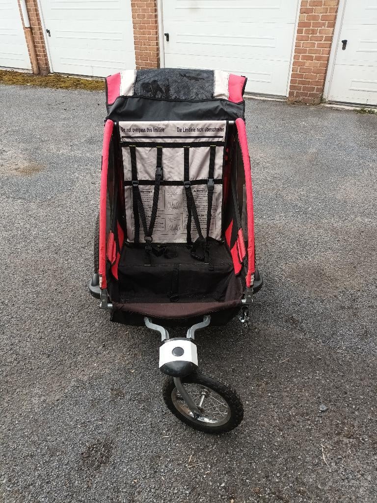 Remorque de vélo pliable pour 2 enfants " TIGGO 504S-D01", Pliable, 20 à 40 kg, Enlèvement, Utilisé