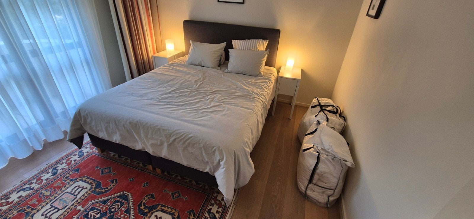 Nieuw IKEA Lyngor-bed, Ophalen, Tweepersoons, Zo goed als nieuw, 200 cm