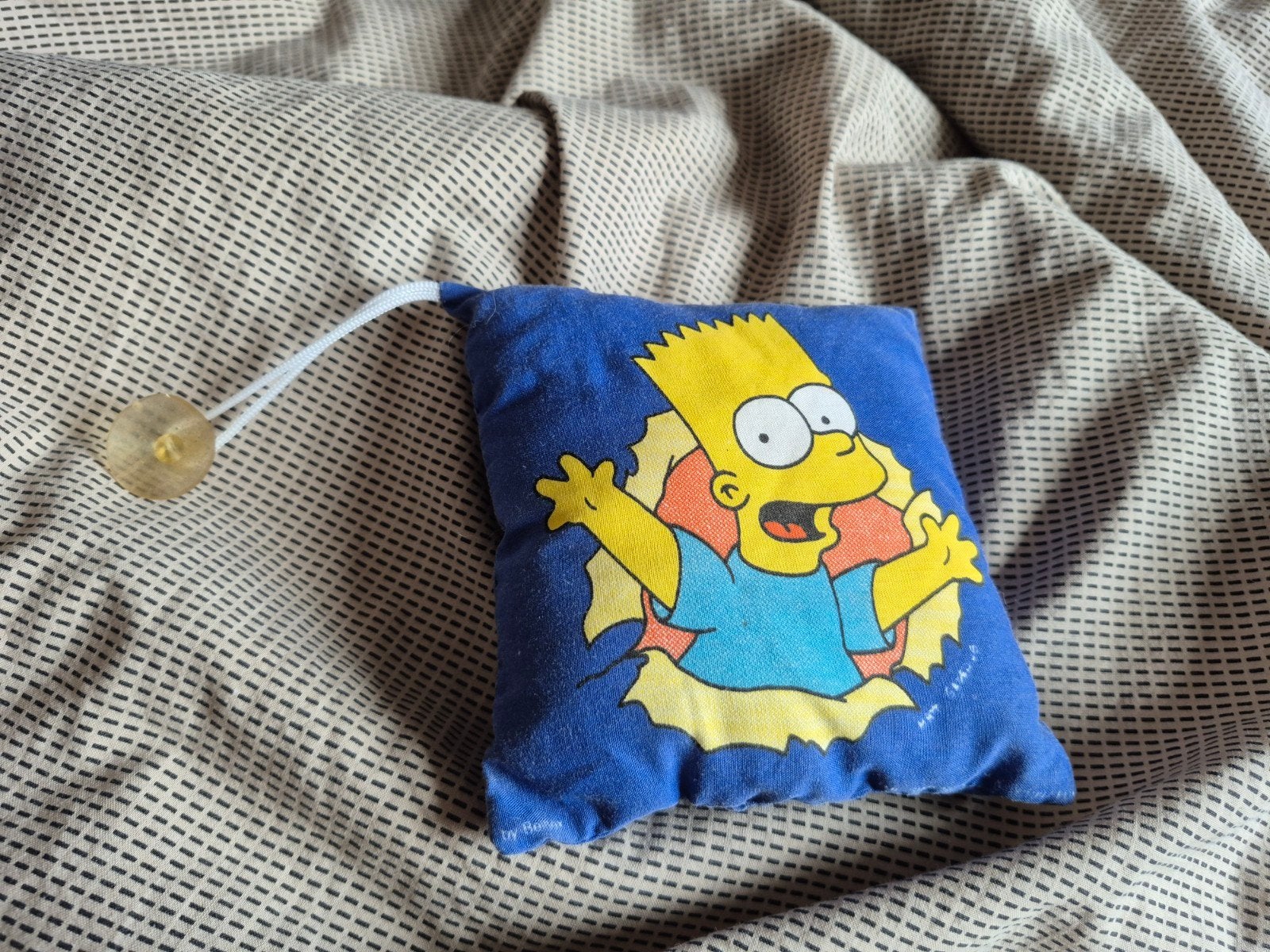 The simpsons klein kussentje vintage goede staat, Cd's en Dvd's, Ophalen of Verzenden