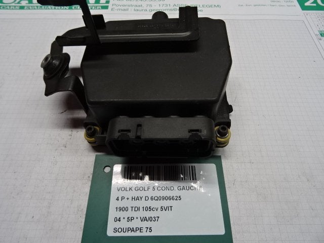 VACUUM VALVE Volkswagen Golf V (1K1) (6Q0906625), Volkswagen, Volkswagen AG, Utilisé, Kundenbetreuung@volkswagen.de