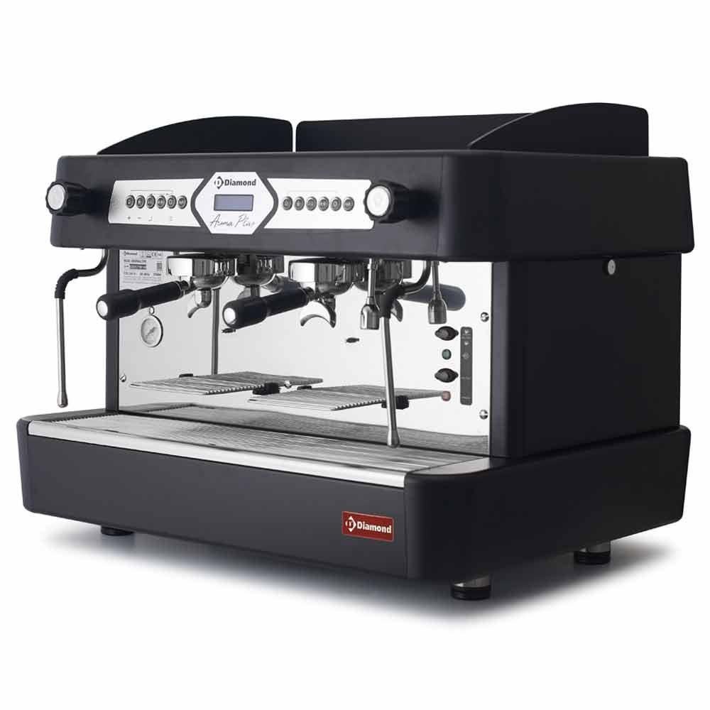Machine à café 2 groupes, automatique (avec display ) - NOIR, Neuf, Réservoir d'eau amovible, Cafetière, 10 tasses ou plus