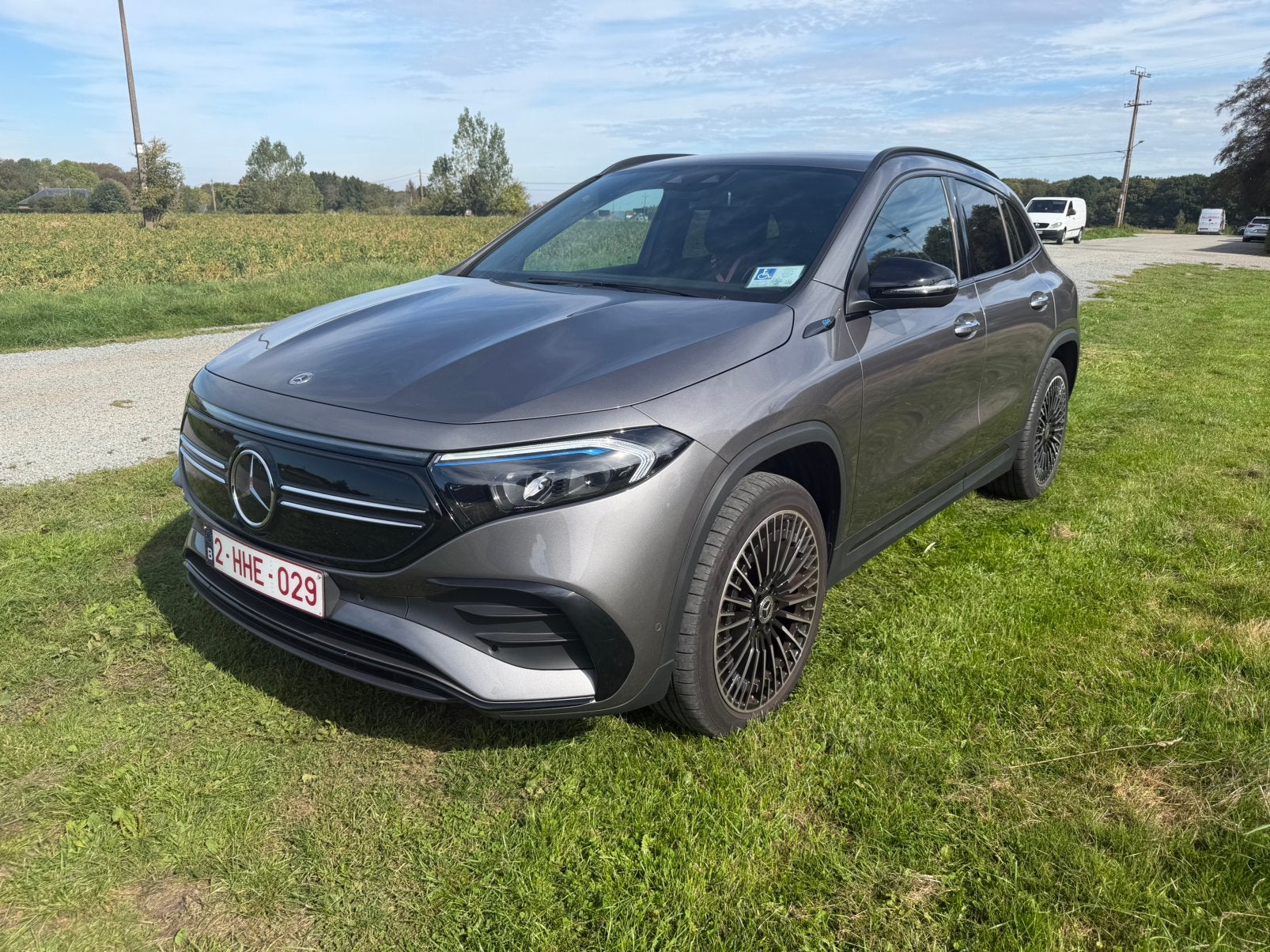 Prachtige Mercedes-Benz EQA250 AMG-Line, Auto's, Adaptive Cruise Control, Leder, Elektrisch, 5 zetels
