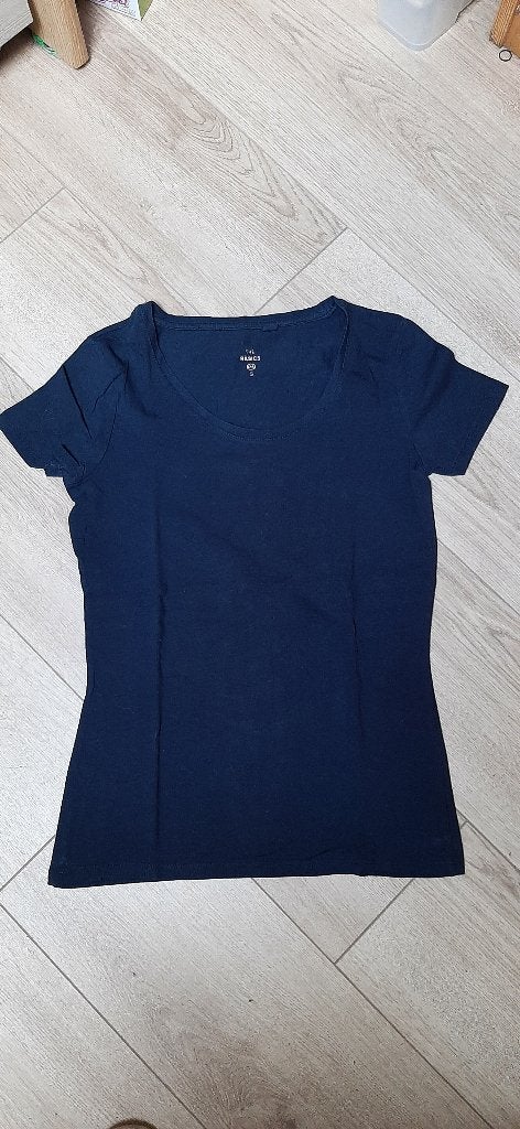 Donkerblauw t-shirt maat S - 36 (2), Vêtements | Femmes, Neuf, Manches courtes, Taille 36 (S), Enlèvement
