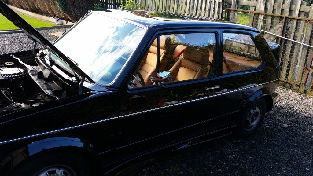VW Golf Bouwjaar 1982 1100cc, Voorwielaandrijving, Euro 6, 4 cilinders, Zwart