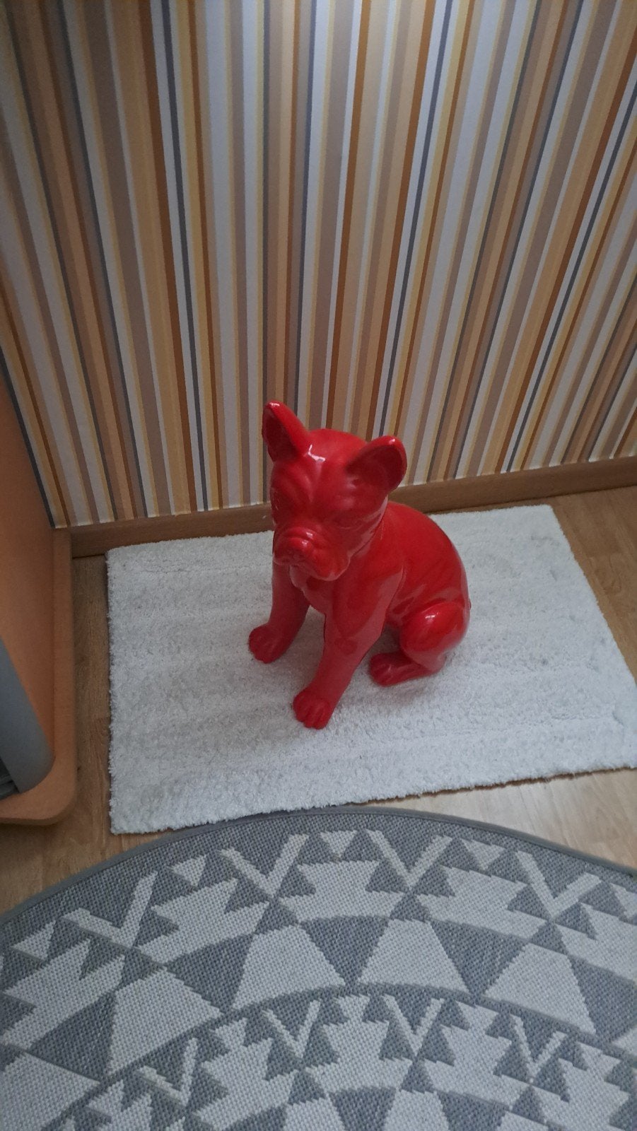 Beeld buldog rood, Antiquités & Art, Art | Autres Art, Enlèvement