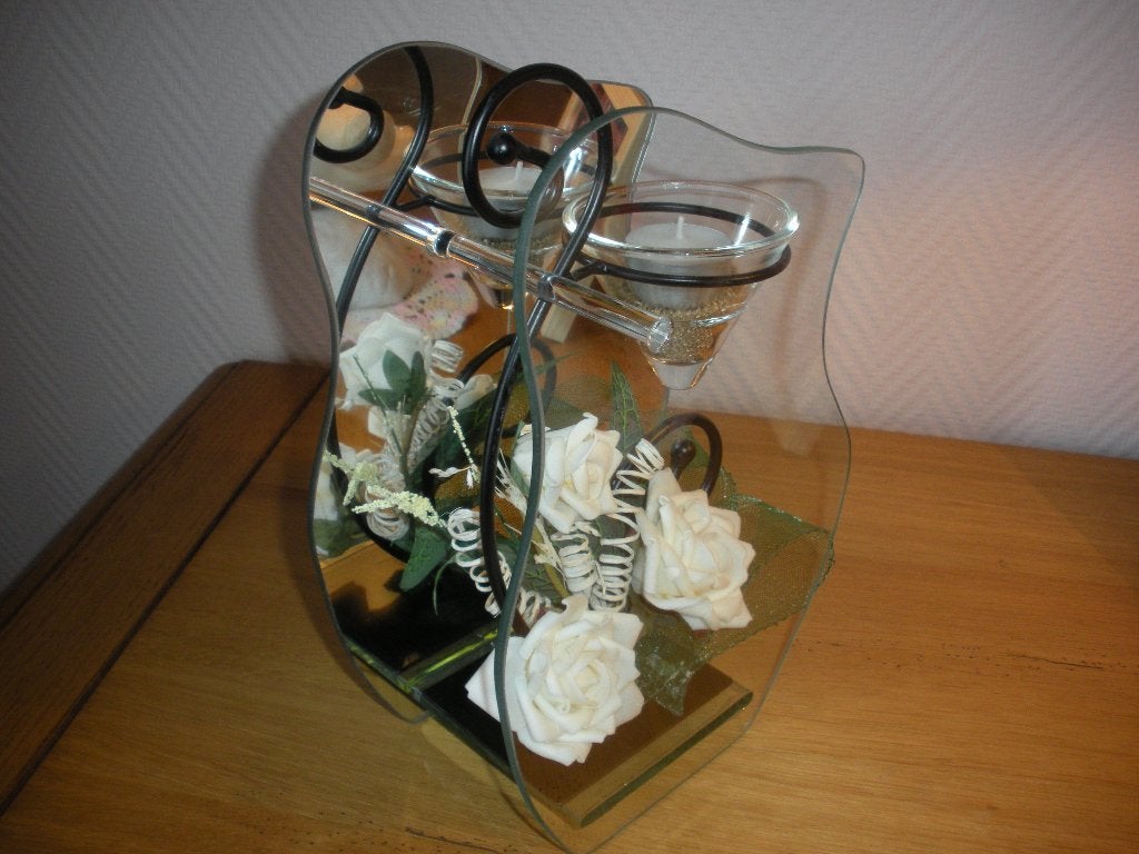 Bougeoir décoratif à poser sur meuble., Comme neuf, Enlèvement, 27 cm, Chandelier