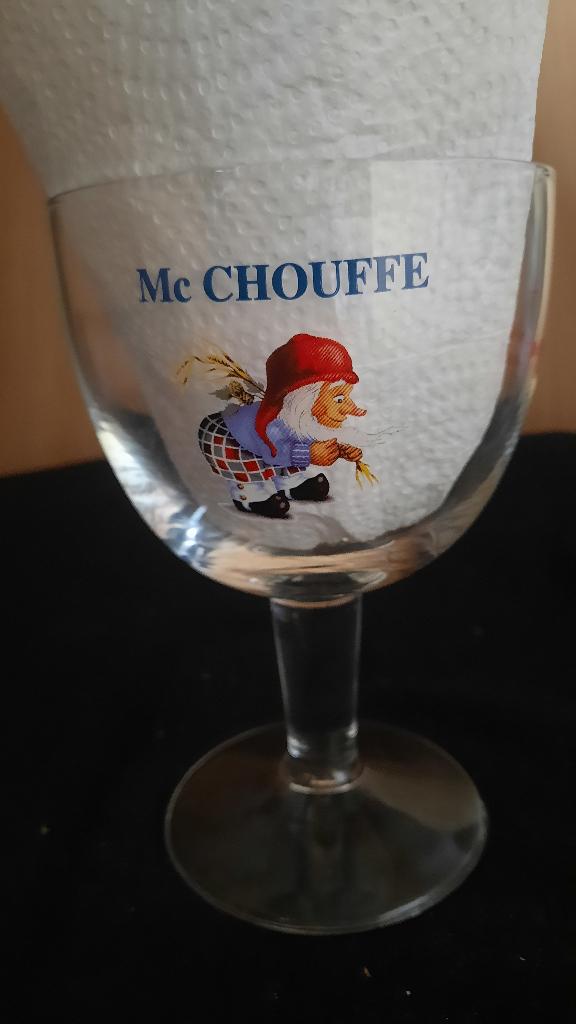GLAS Mc CHOUFFE- THE SKOTCH FROM THE ARDENNES, Ophalen of Verzenden, Bierglas