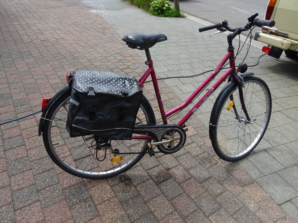 damesfiets, Ophalen, Gebruikt