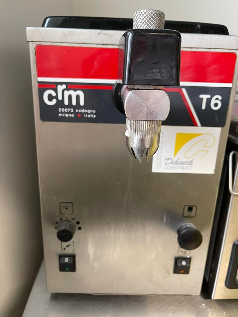 Slagroommachine, Ophalen, Gebruikt